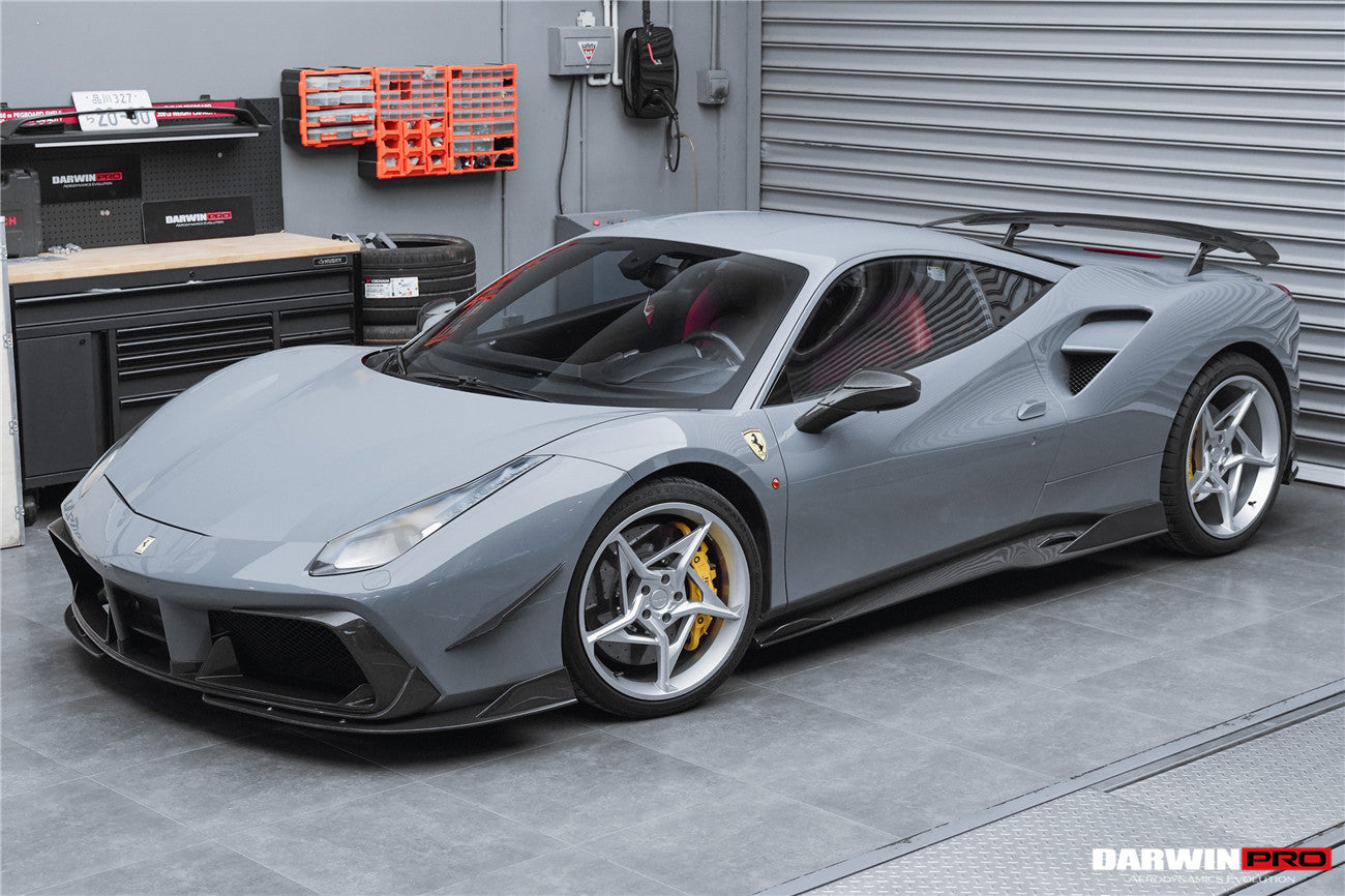 2015 - 2020 Ferrari 488 GTB/Spyder iMP-Performance Carbon Fiber Side Skirts Under Board