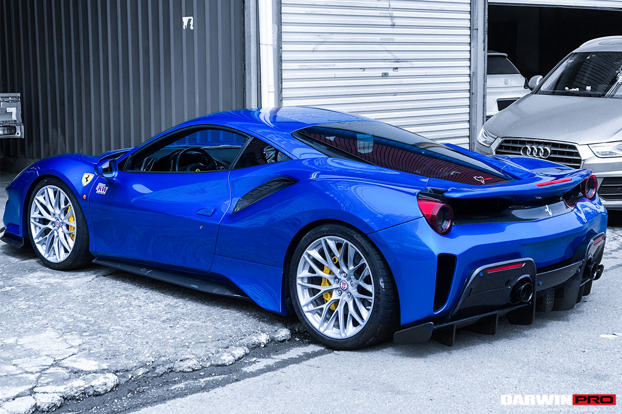 2015 - 2020 Ferrari 488 GTB & Spyder Pista Style Side Skirts