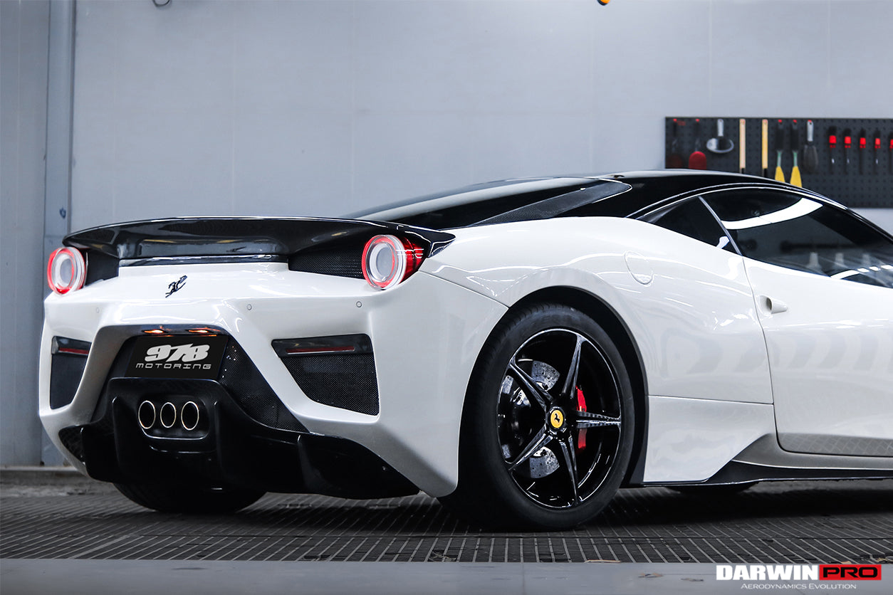 2010 - 2015 Ferrari 458 Coupe & Spider BKSS Style Tail Light Cover