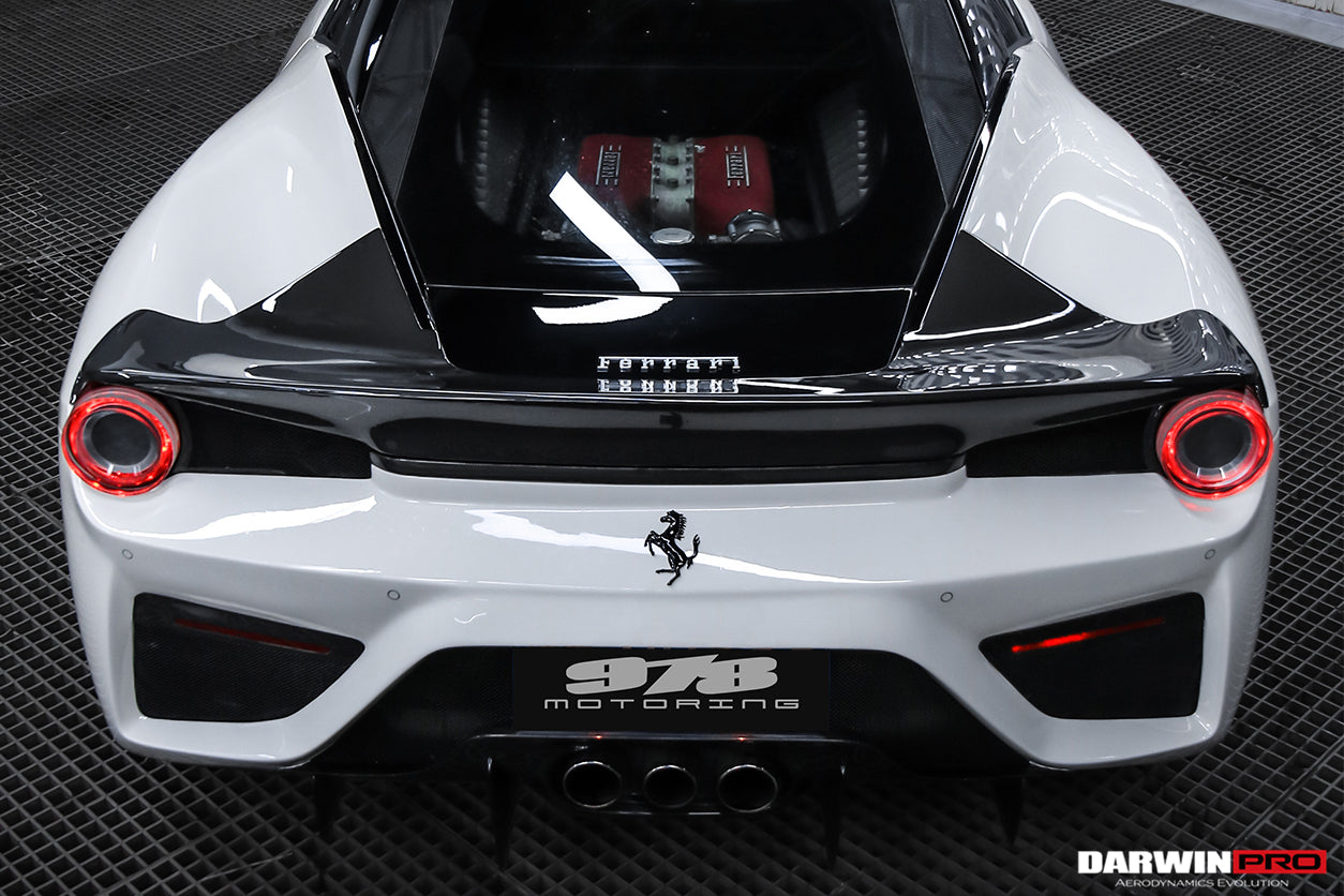 2010 - 2015 Ferrari 458 Coupe & Spider BKSS Style Tail Light Cover