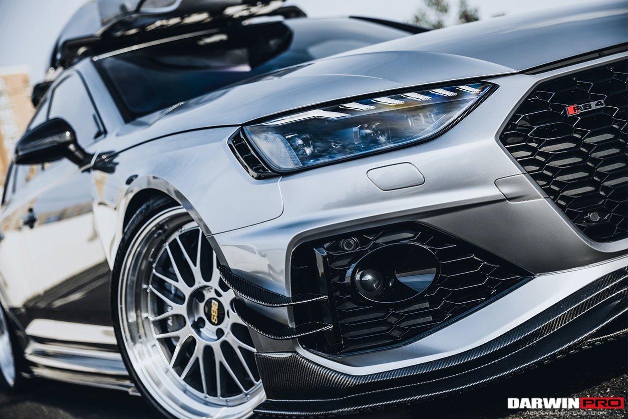 2020 - 2024 Audi RS4 B9.5 BKSS Style Carbon Fiber Front Lip