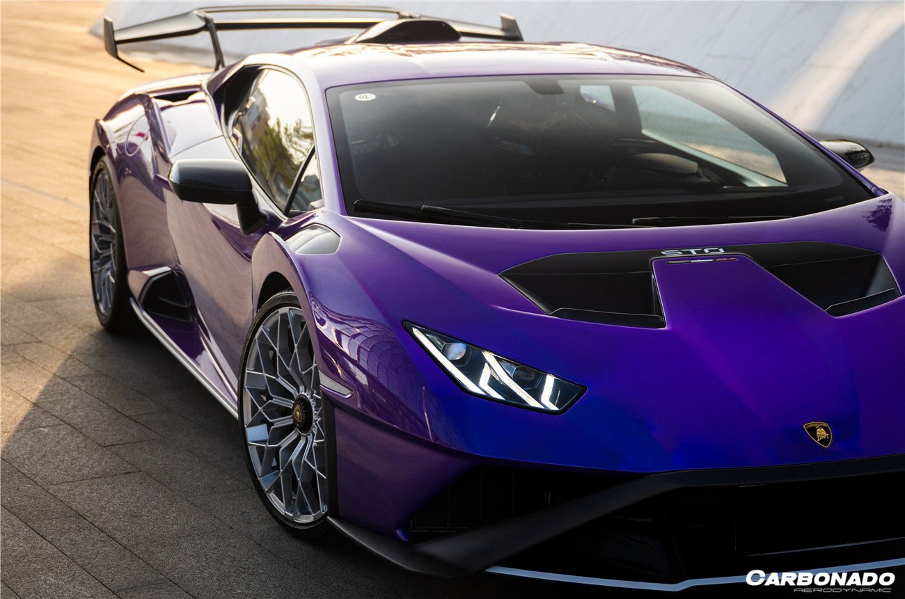 2021 - 2025 Lamborghini Huracan STO Dry Carbon Fiber Hood Vents