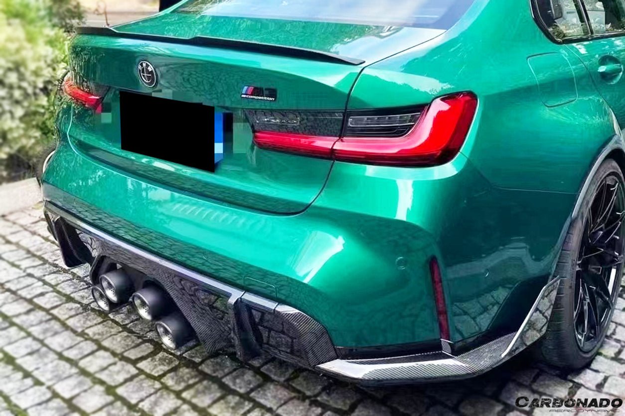 2021-2025 BMW M4 G82 G83 MP Style Carbon Fiber Rear Caps