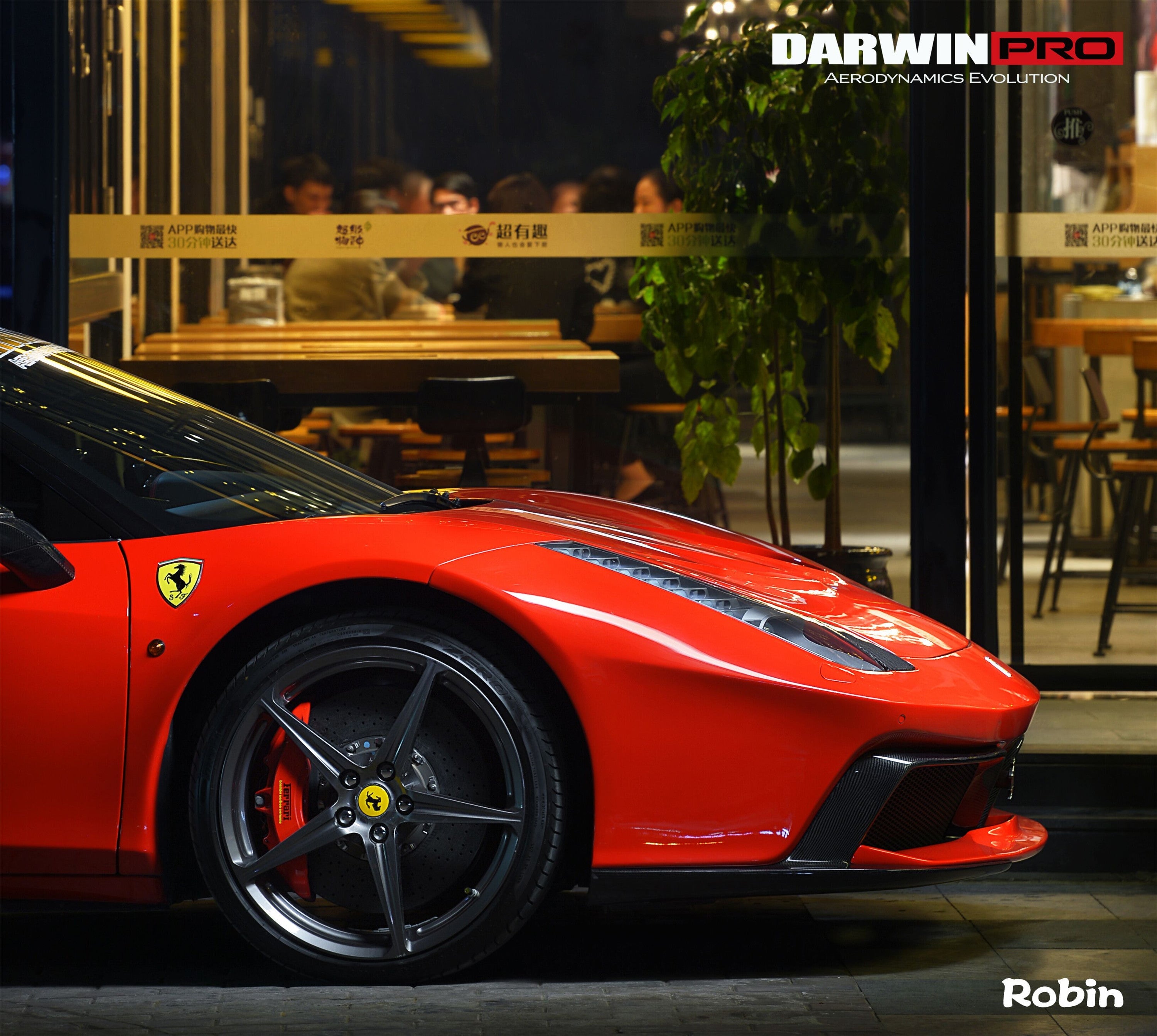 2010-2015 Ferrari 458 Coupe BKSS Style Partial Carbon Fiber Full Body Kit