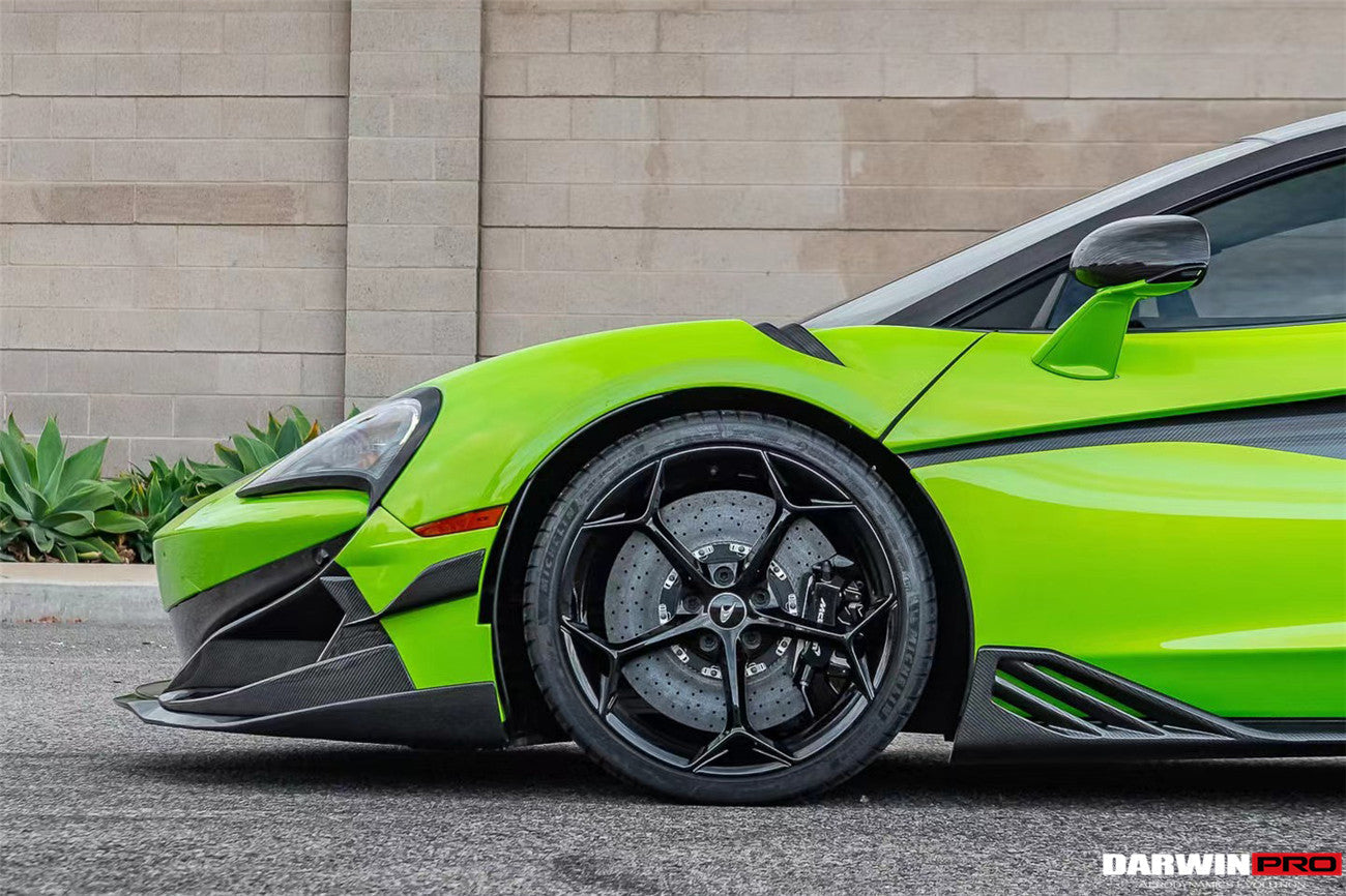2015 - 2021 McLaren 600lt 540C 570S BKSS Style Cabon Fiber Side Skirts Under Board