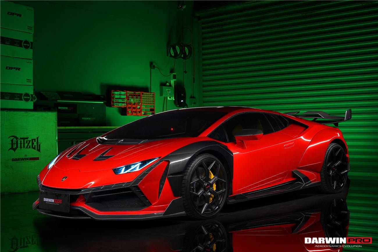 2015 - 2025 Lamborghini Huracan LP610 & LP580 & EVO & STO & Tecnica BKSSII Style Side Skirts