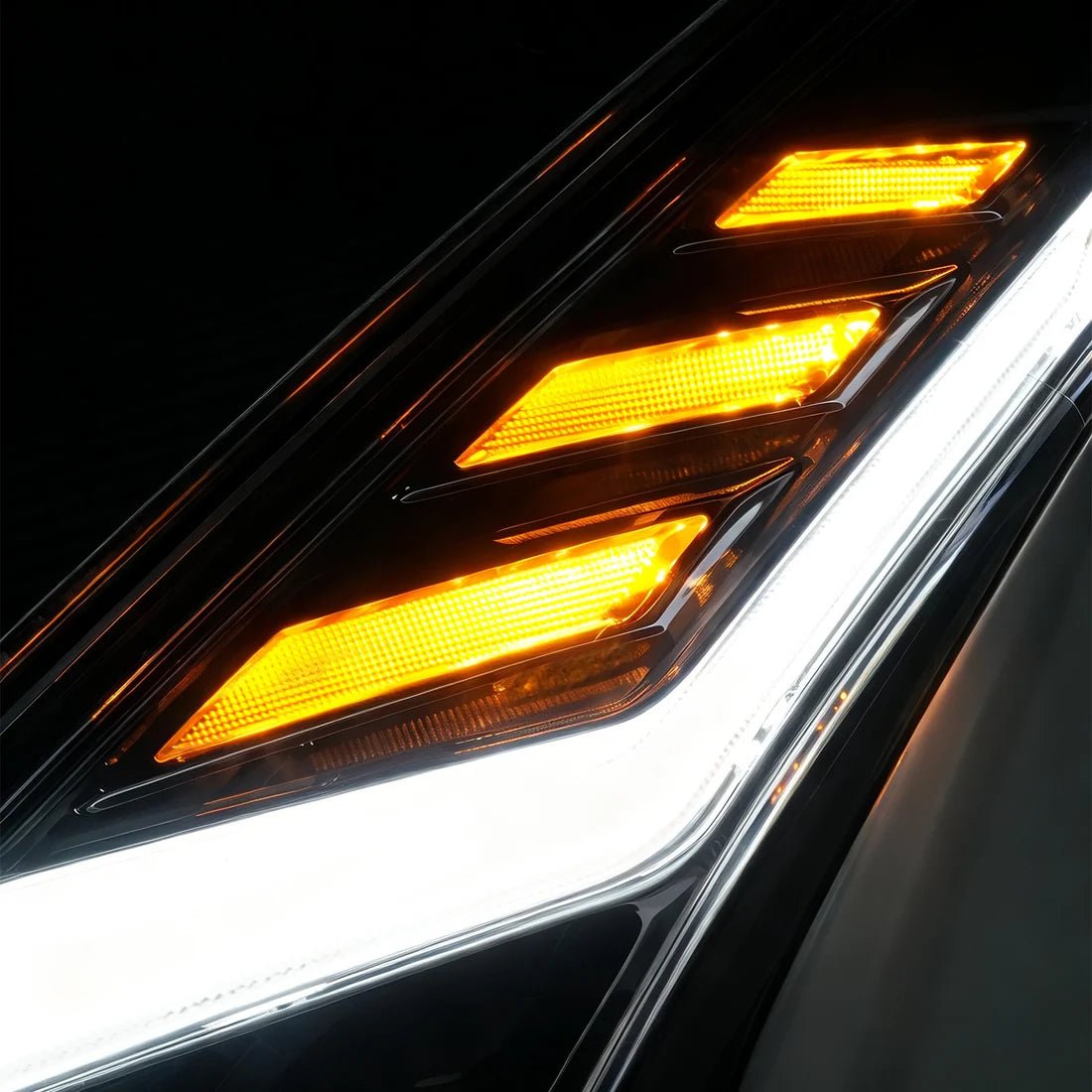 Nissan 370Z Fairlady Z Z34 Full LED Headlights with Startup Animation DRL 2008-2020