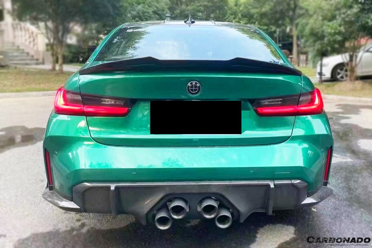 2021-2025 BMW M4 G82 G83 MP Style Carbon Fiber Rear Caps