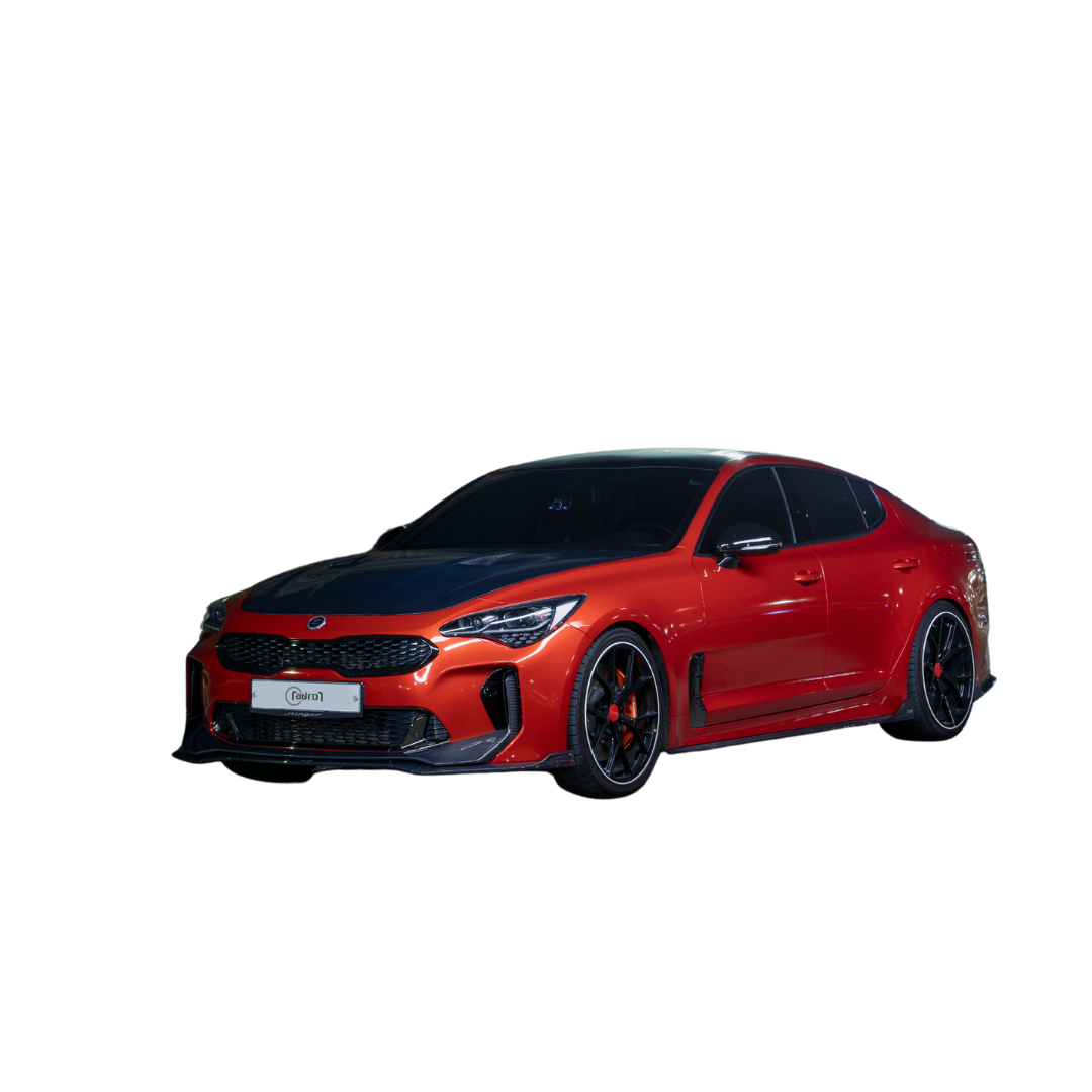 Adro Kia Stinger Carbon Fiber Front Lip V2