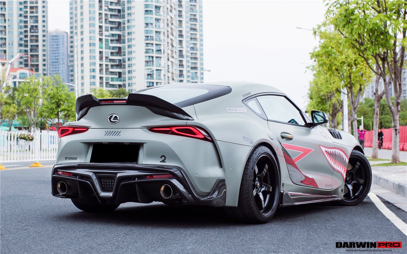 2019 - 2025 Toyota GR Supra (J29 & DB) A90 A91 BKSS Style Carbon Fiber Rear Diffuser Lip