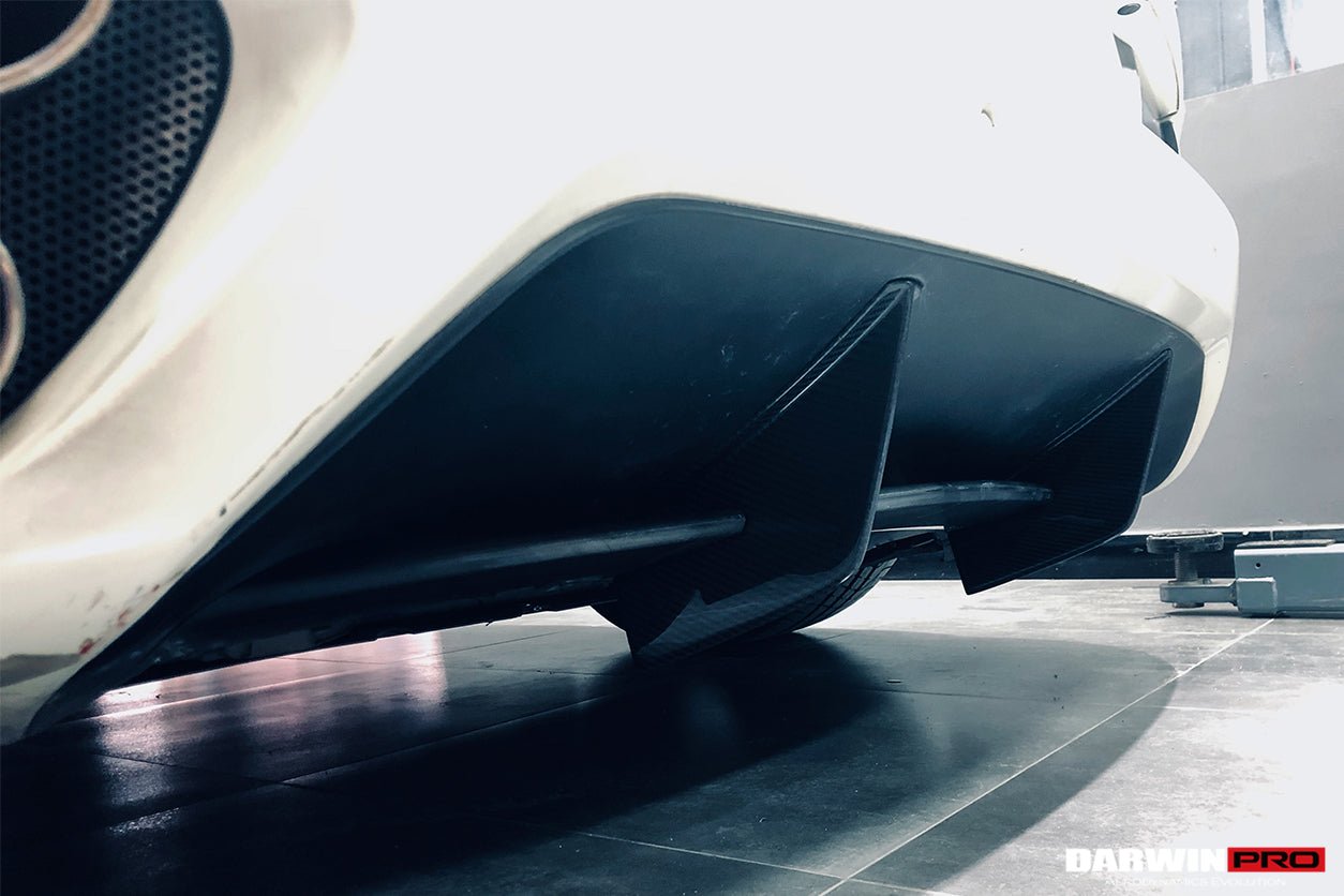 2009 - 2014 Ferrari California BKSS Style Carbon Fiber Rear Diffuser Canards