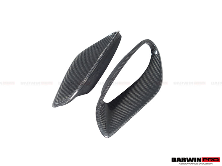 2013 - 2019 Porsche 991 Turbo/S OEM Style Carbon Fiber Quarter Panel Side Scoops