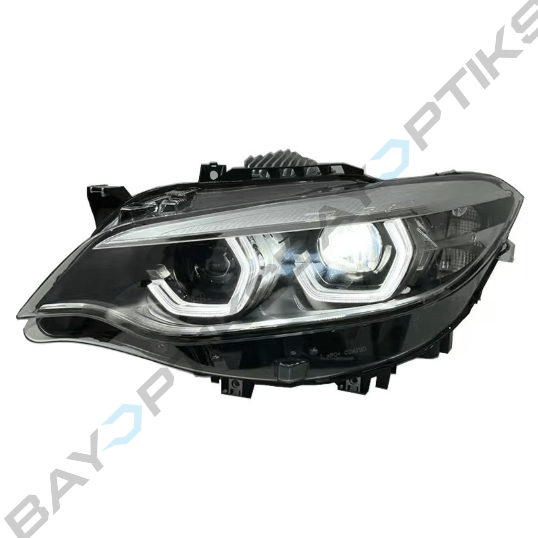 BMW 2 Series F22 LCI Style Ikon CSL Yellow White Amber LED Headlights 2014-2021