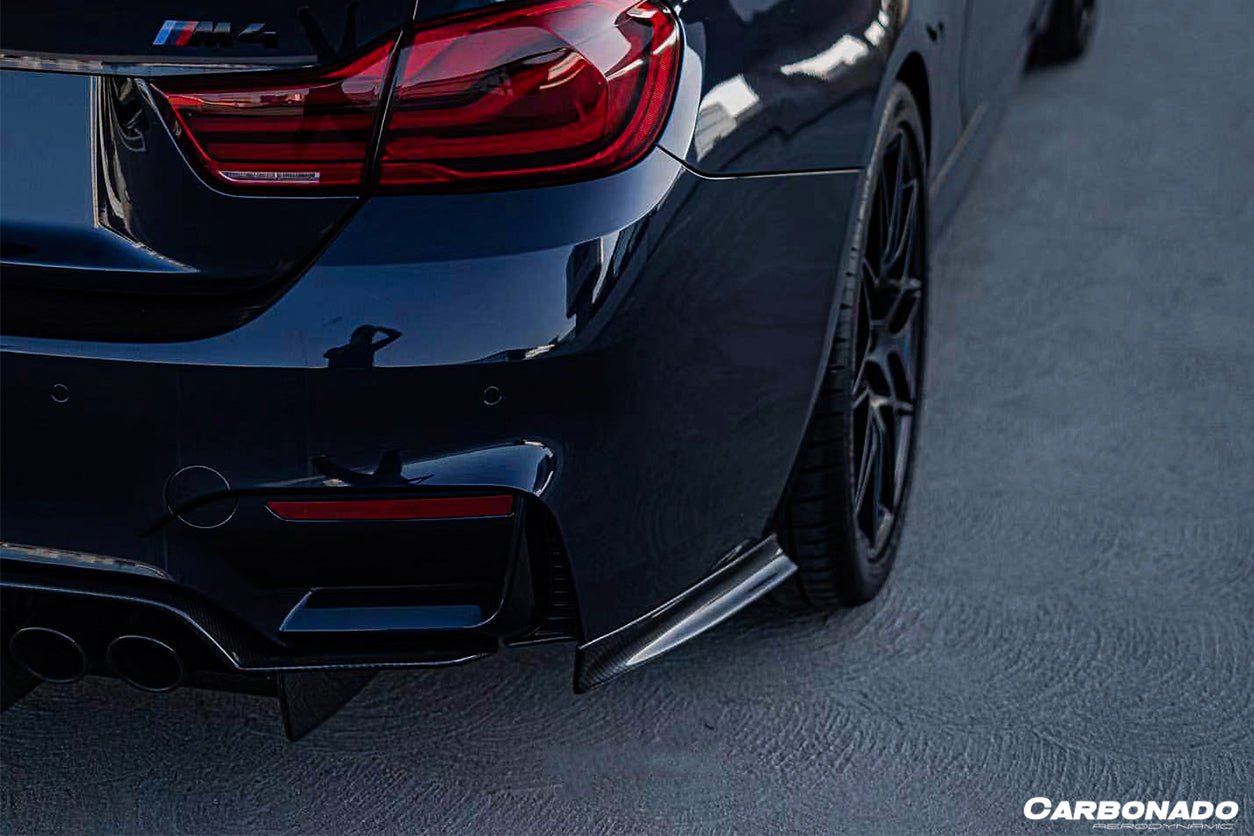 2014-2020 BMW M3 F80 & M4 F82 SM Style Carbon Fiber Rear Caps