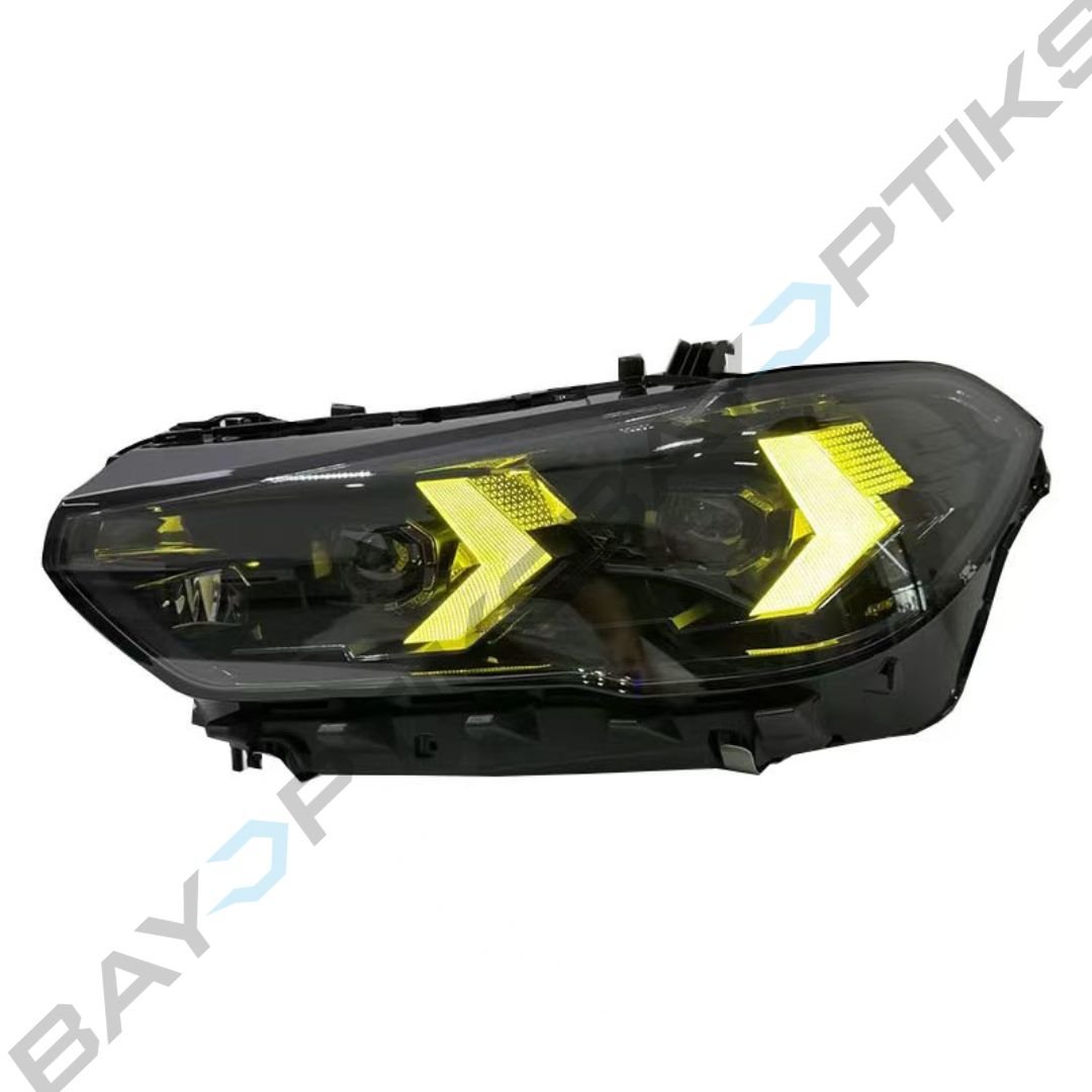 BMW X5 G05 G18 F95 Dual Color Yellow White LCI Style LED Headlights 2019-2022
