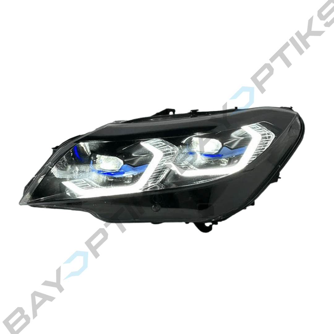 BMW Z4 E89 Laser Style CSL Yellow/White LED Headlights 2009 - 2016