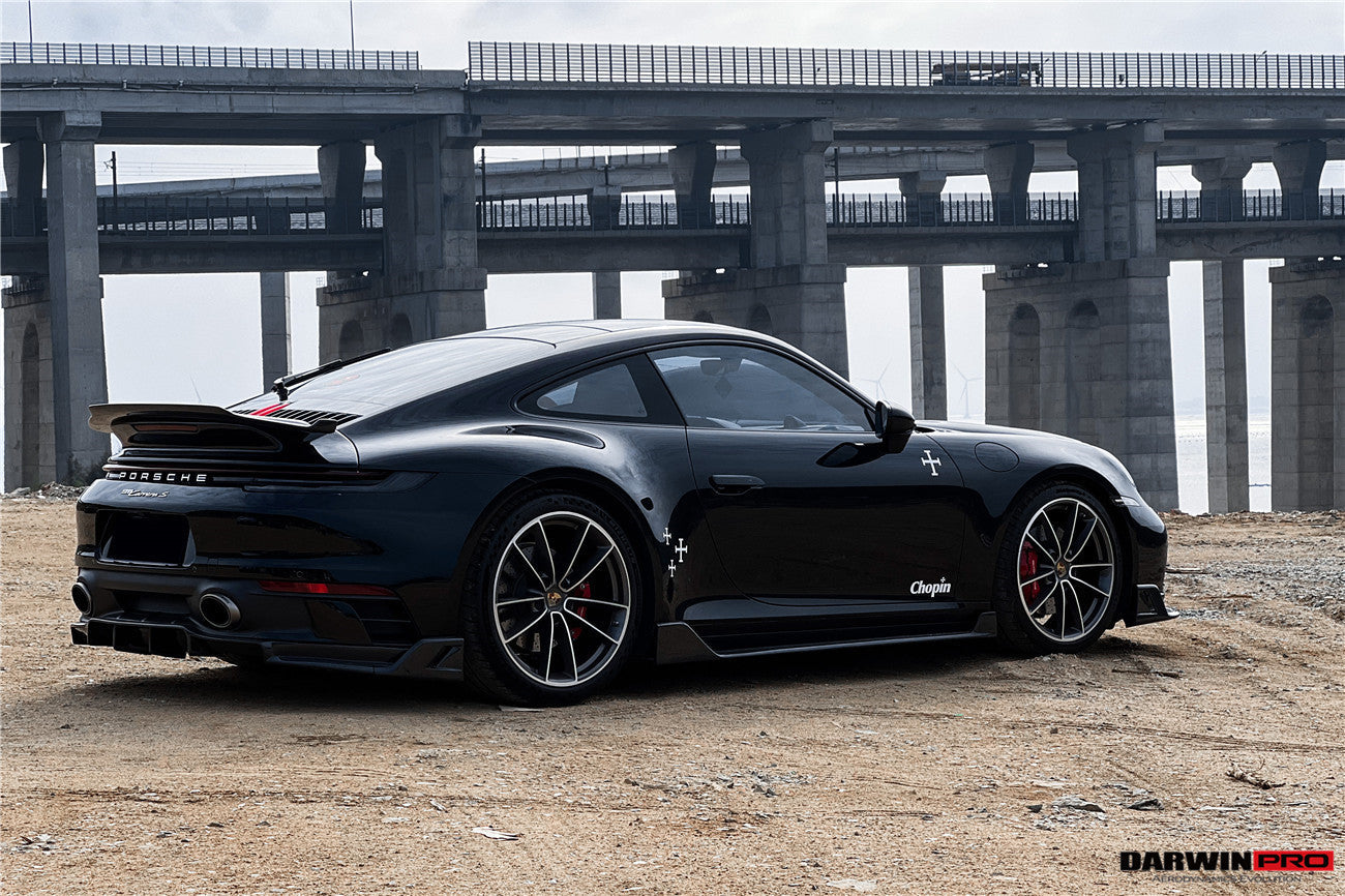 2019 - 2023 Porsche 911 992 Carrera/Targa S/4/4S SD-Sport Design Modl BKSS Style Rear Lip