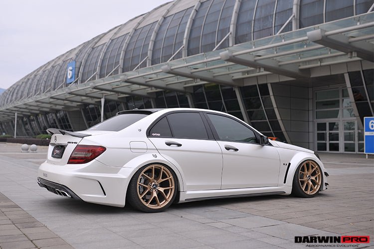 2012 - 2014 Mercedes Benz W204 C Class Sedan BKSS Style Wide Full Body Kit