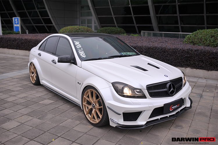 2012 - 2014 Mercedes Benz W204 C Class Sedan BKSS Style Wide Full Body Kit