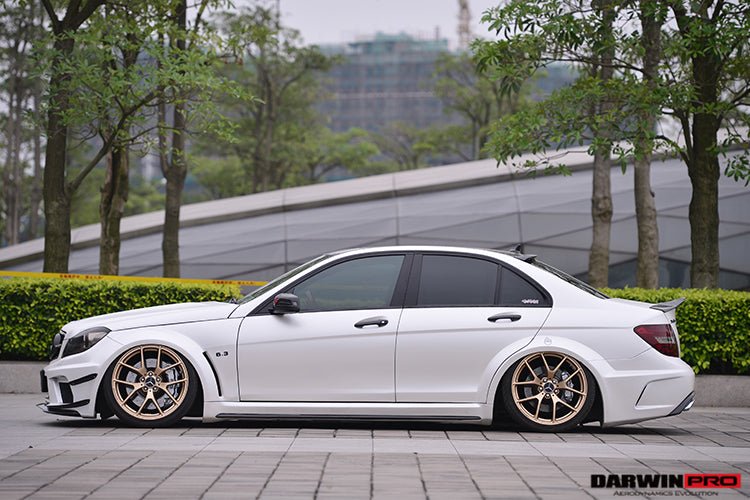 2012 - 2014 Mercedes Benz W204 C Class Sedan BKSS Style Wide Full Body Kit