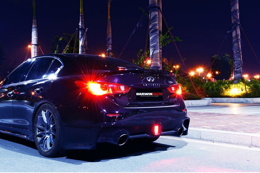 2014 - 2017 Infiniti Q50 Sedan EAU ROUGE Style Rear Bumper