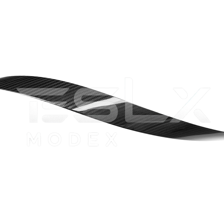 Tesla Model 3 Highland / Model Y Carbon Fiber Interior Front Center Air Outlet Frame Cover 2024-Up