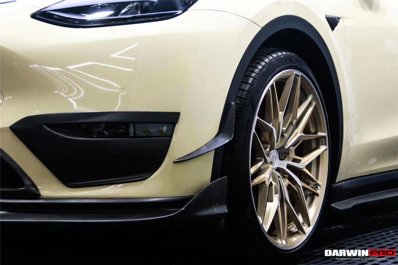2020 - 2023 Tesla Model Y IMP Performance Carbon Fiber Front  Bumper Canards