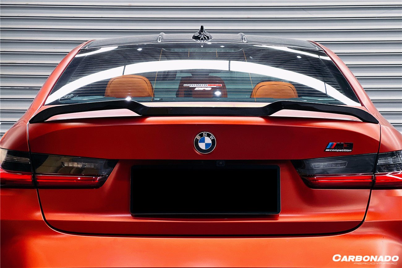 2021-2025 BMW M3 G80 G20 VRS Style Carbon Fiber Trunk Spoiler