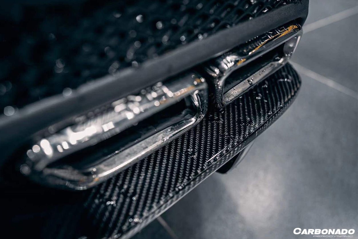 2015 - 2021 Mercedes Benz W205 C63/S AMG Sedan PS Style Rear Diffuser