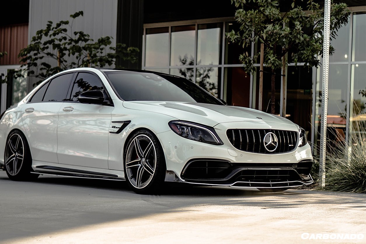 2015 - 2021 Mercedes Benz W205 C63/S AMG Sedan BR Style Front Lip