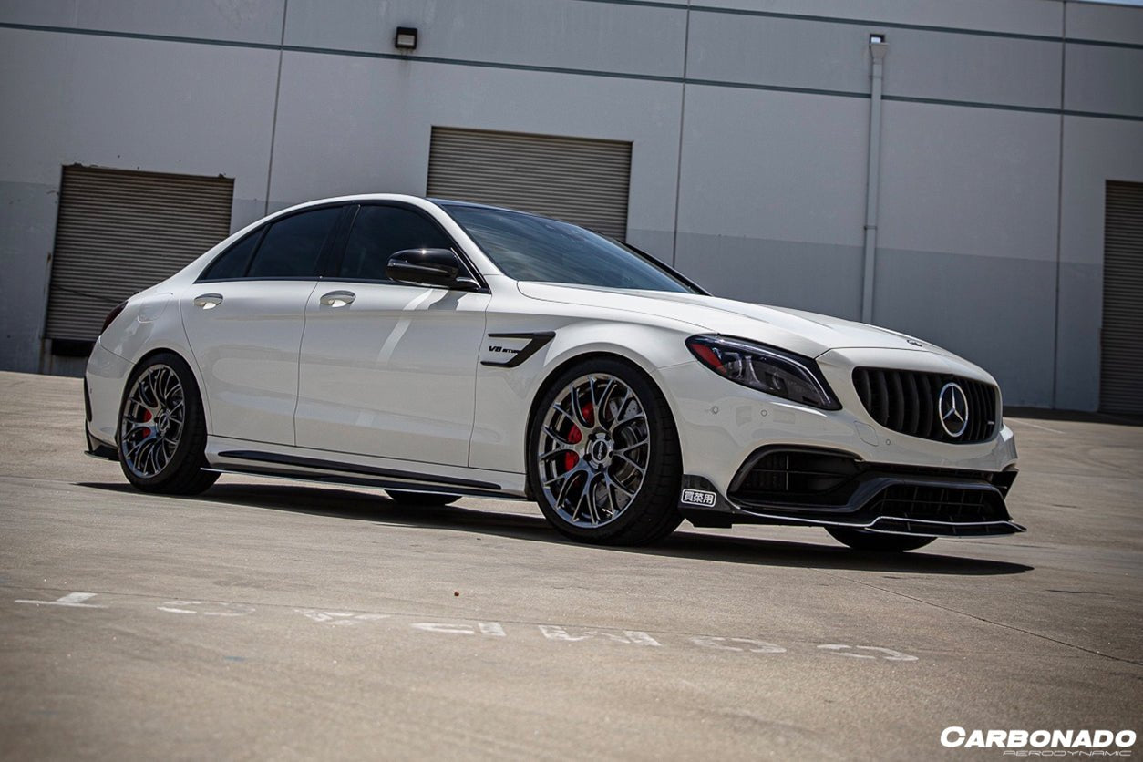 2015 - 2021 Mercedes Benz W205 C63/S AMG Sedan BR Style Front Lip