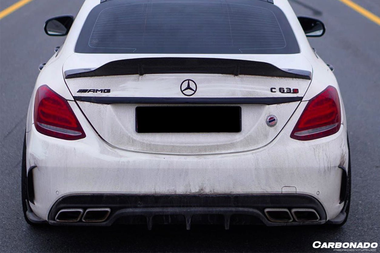 2015 - 2021 Mercedes Benz C-Class W205 Sedan RT Style Trunk Spoiler