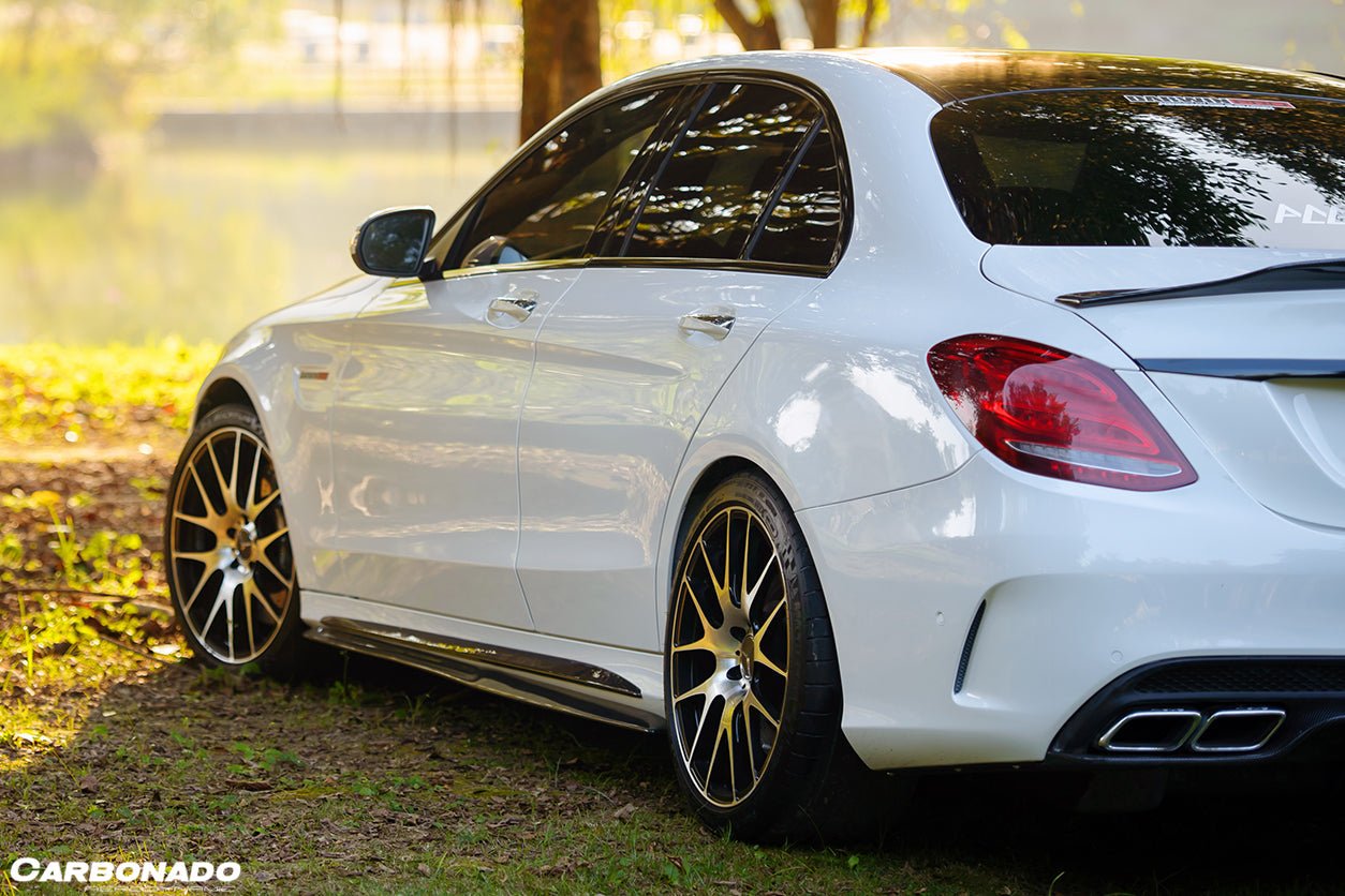 2015 - 2021 Mercedes Benz C-Class W205 Sedan PS Style Side Skirts
