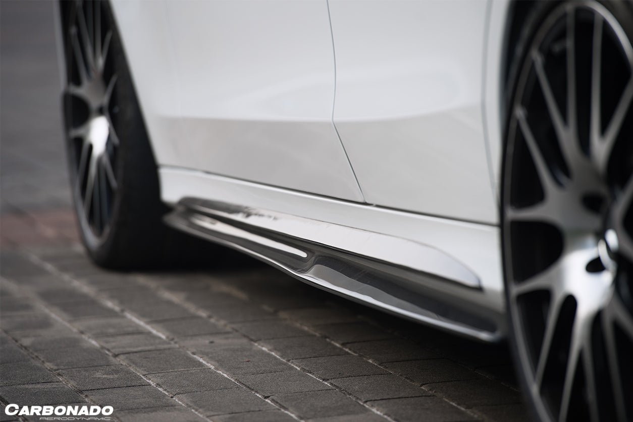 2015 - 2021 Mercedes Benz C-Class W205 Sedan PS Style Side Skirts