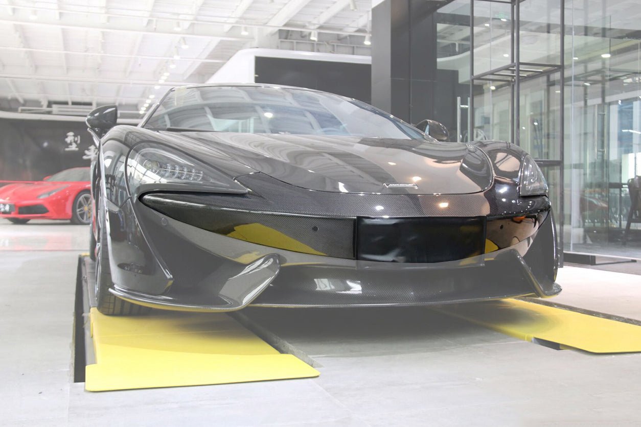 McLaren Sports Series P13 Carbon Fiber Front Bumper Top Cover Replacement 2015-2020