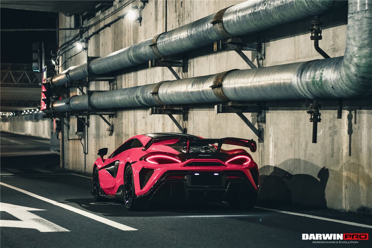 2015 - 2021 McLaren 540C & 570s BKSS Style Rear Bumper and Wing and Engine Trunk and Exhaust