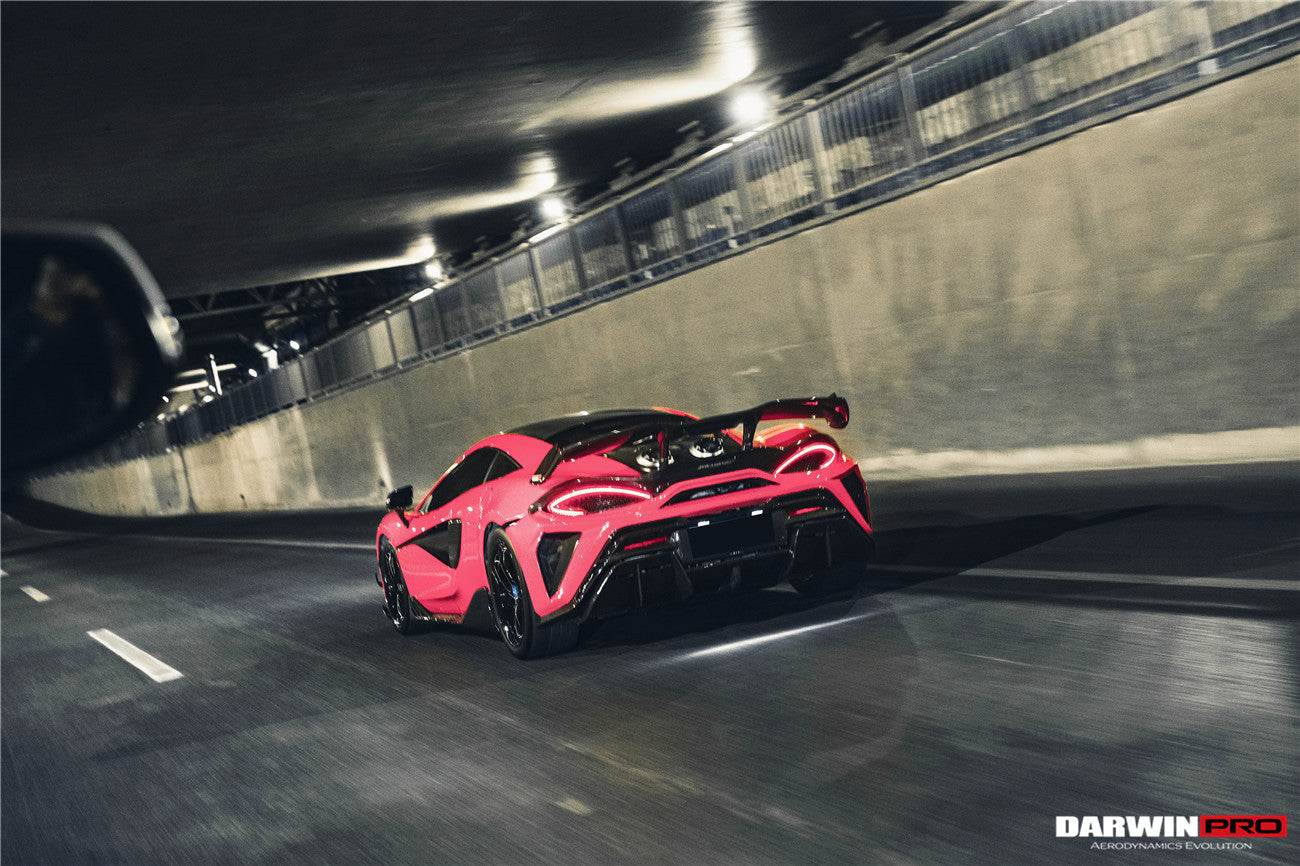 2015 - 2021 McLaren 540c & 570s BKSS Style Rear Bumper and Wing and Engine Trunk and Exhaust