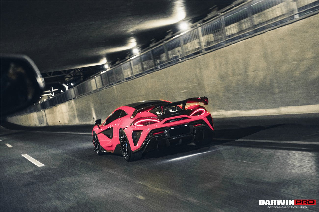 2015 - 2021 McLaren 540C & 570s BKSS Style Rear Bumper and Wing and Engine Trunk and Exhaust