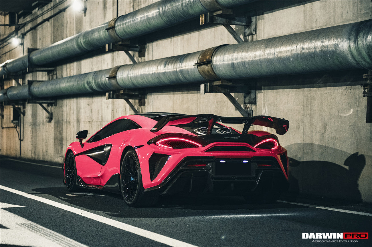 2015 - 2021 McLaren 600lt 540C 570S BKSS Style Cabon Fiber Side Skirts Under Board