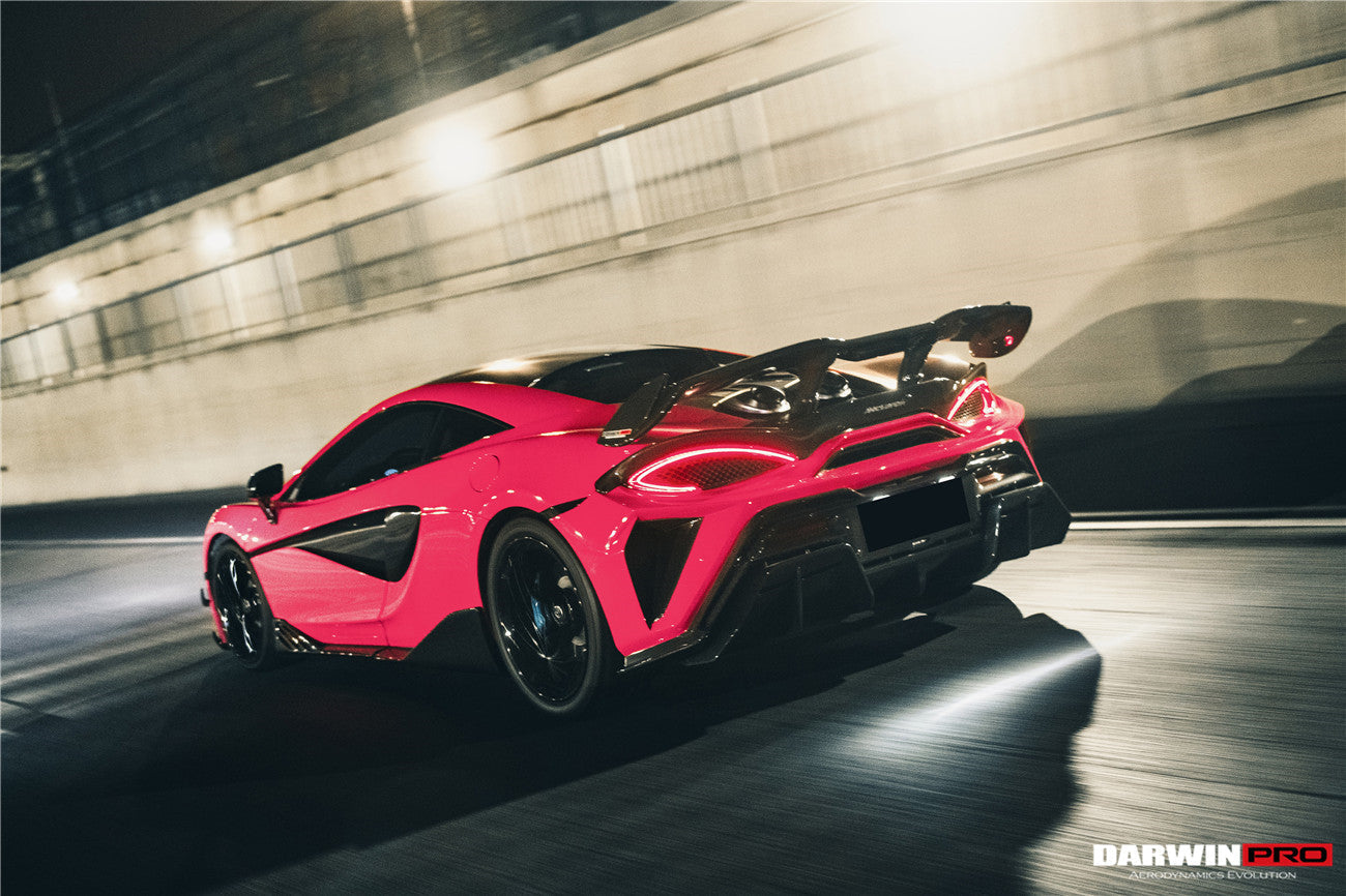 2015 - 2021 McLaren 540c & 570s BKSS Style Rear Bumper and Wing and Engine Trunk and Exhaust