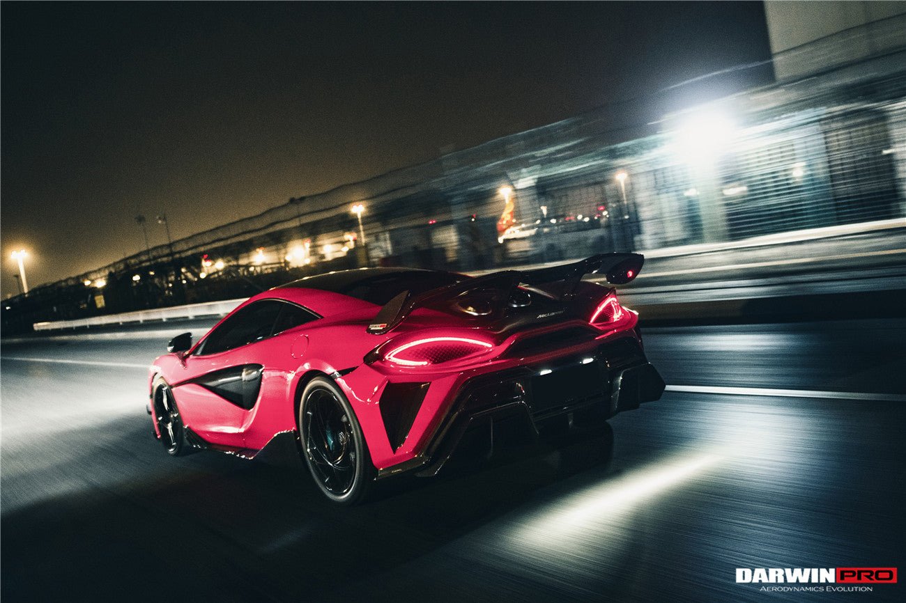 2015 - 2021 McLaren 540C & 570s BKSS Style Rear Bumper and Wing and Engine Trunk and Exhaust