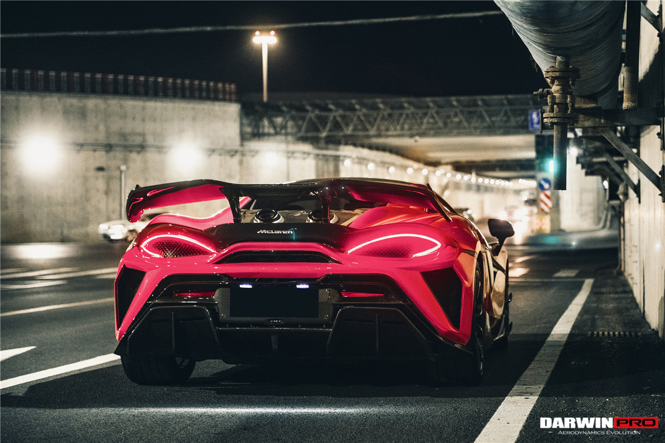 2015 - 2021 McLaren 540c & 570s BKSS Style Rear Bumper and Wing and Engine Trunk and Exhaust