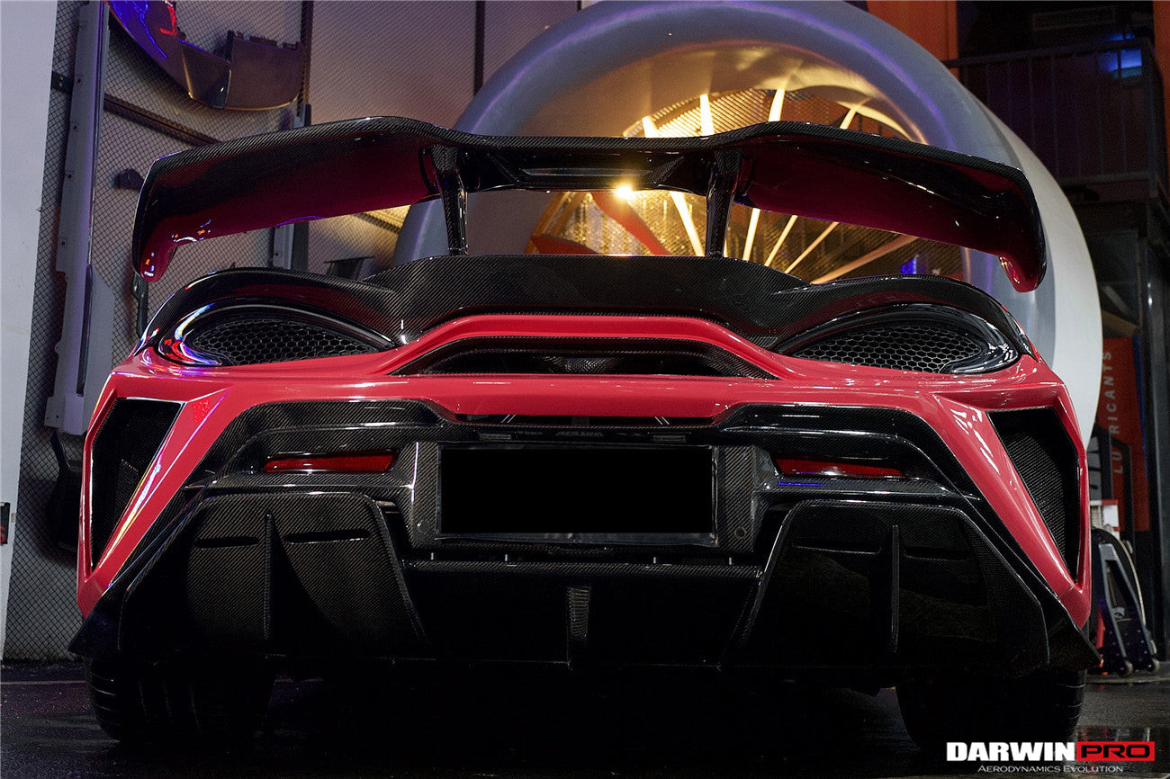 2015 - 2021 McLaren 540c & 570s BKSS Style Rear Bumper and Wing and Engine Trunk and Exhaust