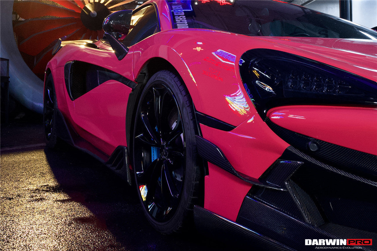 2015 - 2021 McLaren 600lt 540C 570S BKSS Style Cabon Fiber Side Skirts Under Board