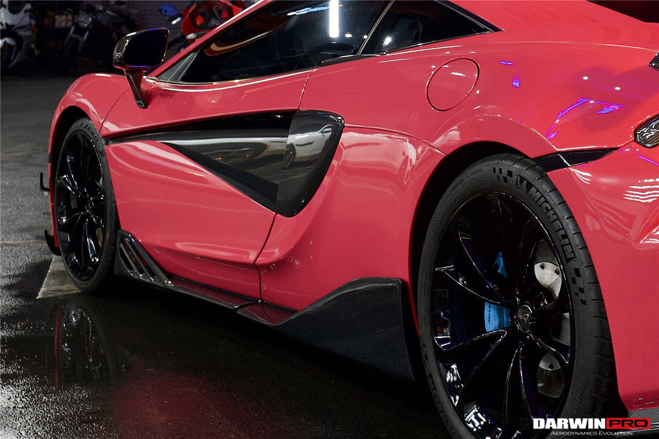 2015 - 2021 McLaren 600lt 540C 570S BKSS Style Cabon Fiber Side Skirts Under Board