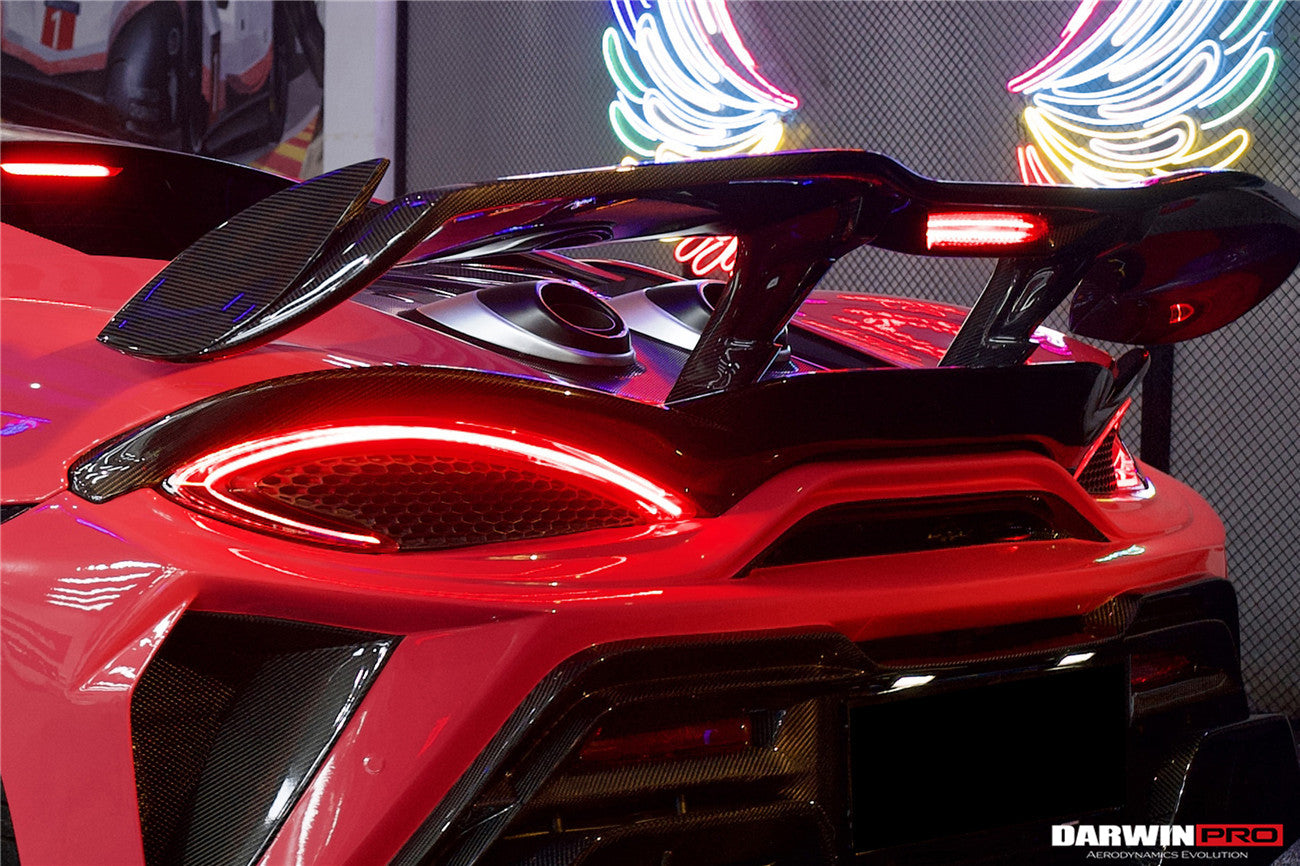 2015 - 2021 McLaren 540c & 570s BKSS Style Rear Bumper and Wing and Engine Trunk and Exhaust