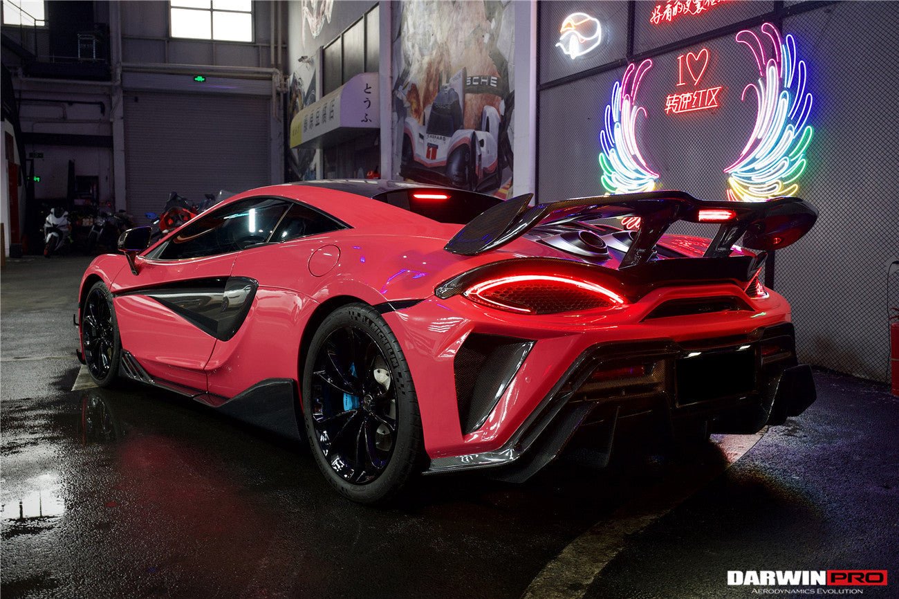 2015 - 2021 McLaren 540C & 570s BKSS Style Rear Bumper and Wing and Engine Trunk and Exhaust