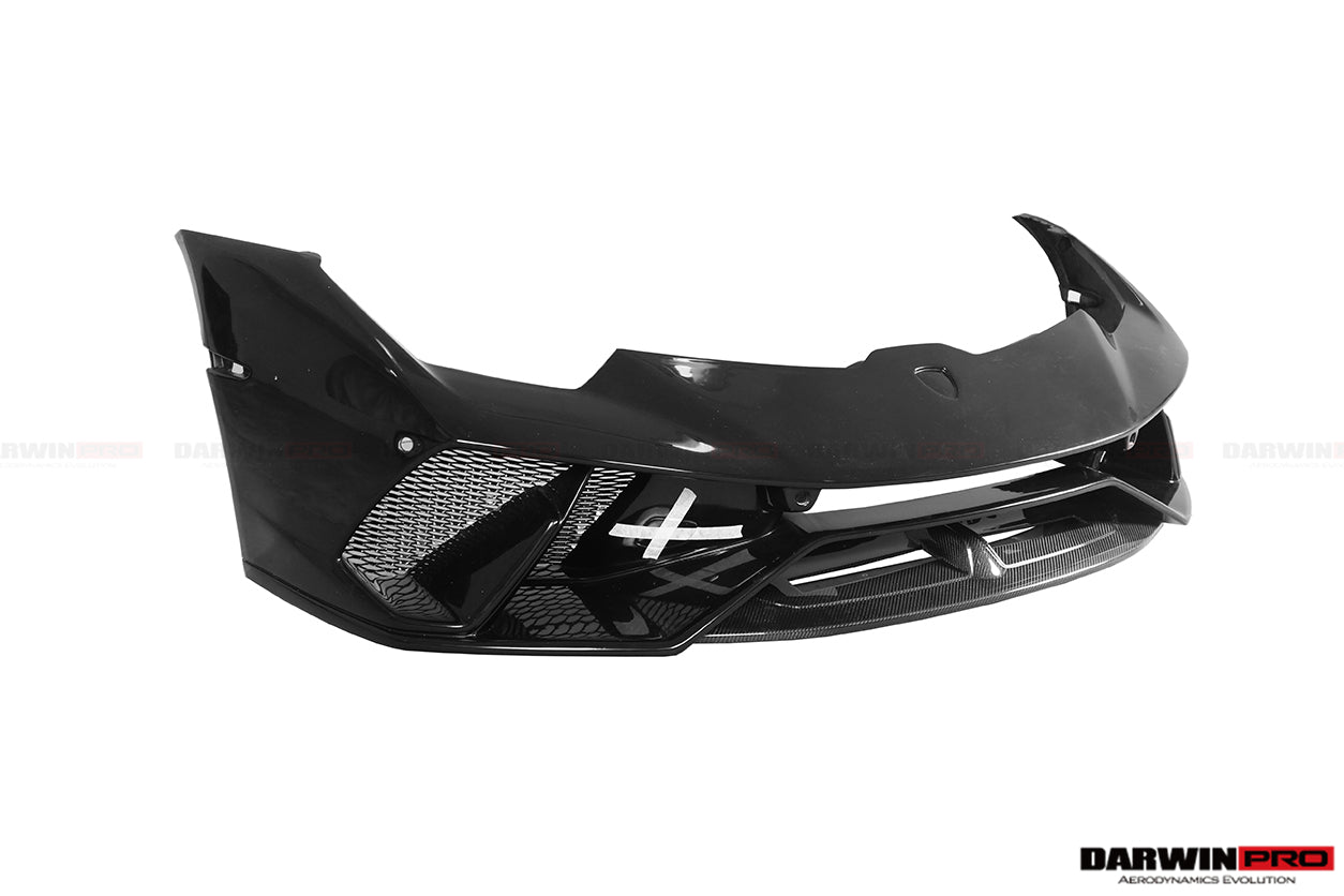2015 - 2025 Lamborghini Huracan LP610 & LP580 & EVO & Tecnica Performante Style Partial Carbon Front Bumper