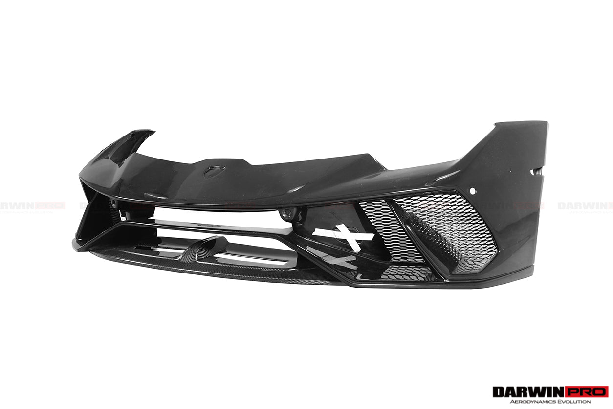 2015 - 2025 Lamborghini Huracan LP610 & LP580 & EVO & Tecnica Performante Style Partial Carbon Front Bumper
