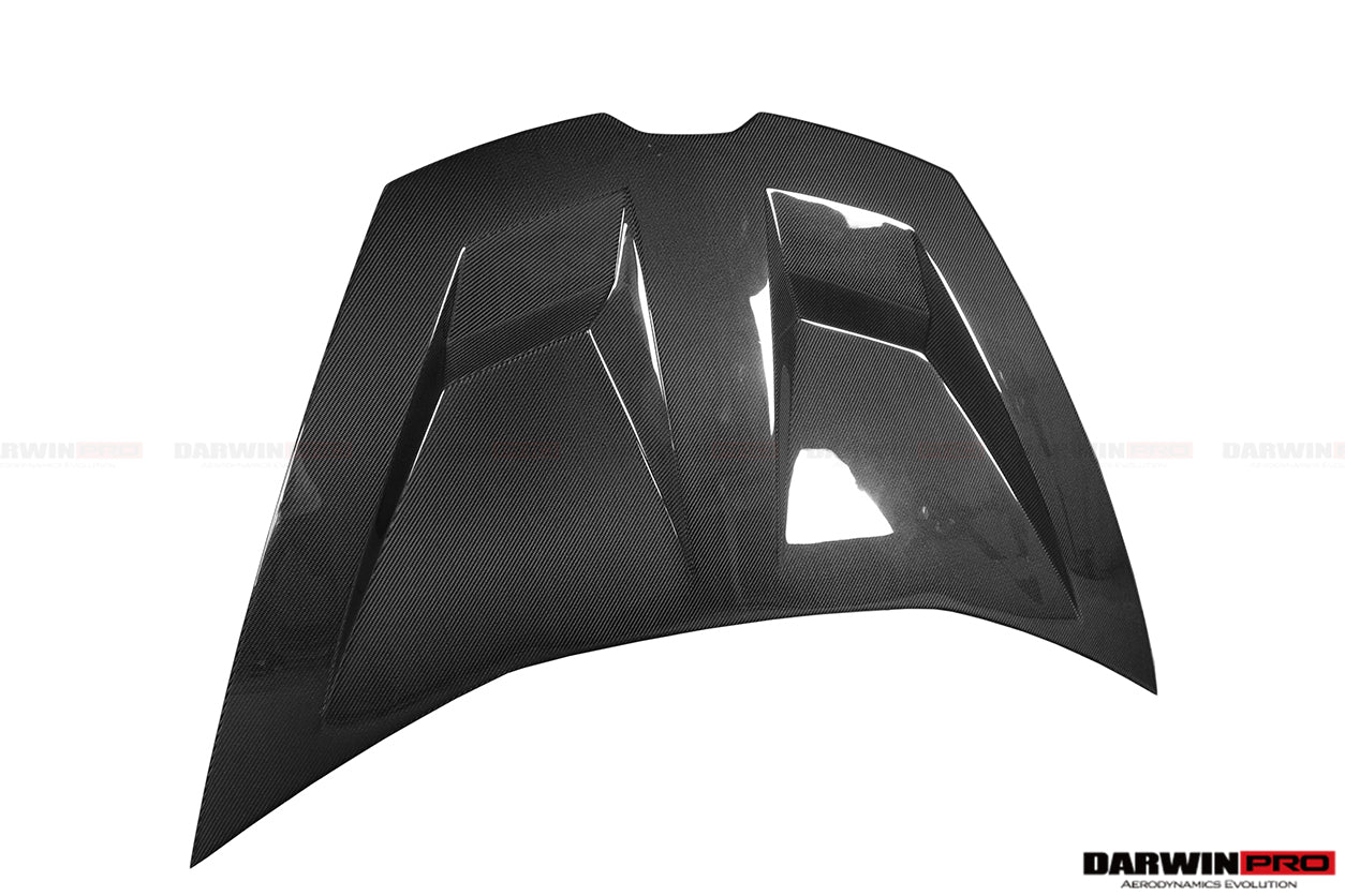 2015 - 2025 Lamborghini Huracan LP610 & LP580 & EVO & Tecnica BKSS Style Carbon Fiber Hood
